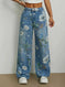 loose fit straight leg pants | wide leg casual trousers | high waist wide leg pants | ultrasonic cleaning