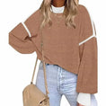 oversized knit sweater | premium cotton blend | long sleeve pullover | energy saving