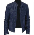 genuine pu leather jacket | slim fit leather coat | waterproof faux leather jacket | ultrasonic cleaning