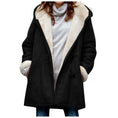 Winter Button Coat Fashion Warm Hooded Jacket With Pockets Women's Clothing Meifu Market