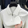 Waffle Polo Half-Zip — Men's Relaxed Long Sleeve Layering Shirt