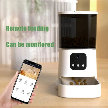 Pet Automatic Feeder Large Capacity Smart Voice Recorder APP Control Timer Feeding Cat Dog Food Dispenser With WiFi Pet Bo Meifu Market