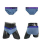 Men's Laser Gradient Belt Briefs meifu market