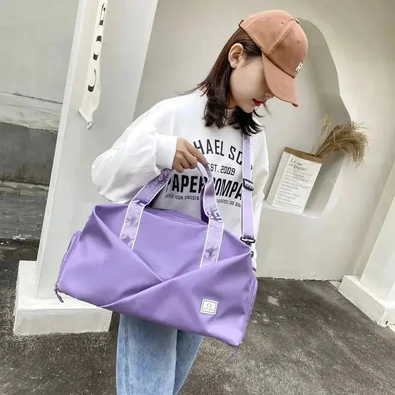 large-capacity waterproof bag | durable nylon construction | 30l travel gym bag | ultrasonic cleaning