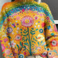 New Christmas Abstract Printing Casual Cloak Coat Cardigan Meifu Market