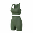 wireless sports bra | high-waisted yoga shorts | moisture-wicking fabric | ultrasonic cleaning