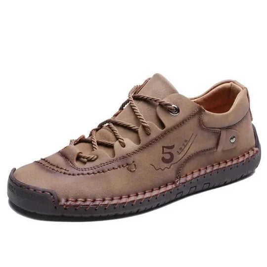 genuine leather shoes | full-grain leather construction | comfortable walking shoes | energy saving