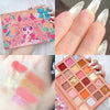 24 Colors Strawberry Girl Eyeshadow Palette Cute Cosmetics for Females 