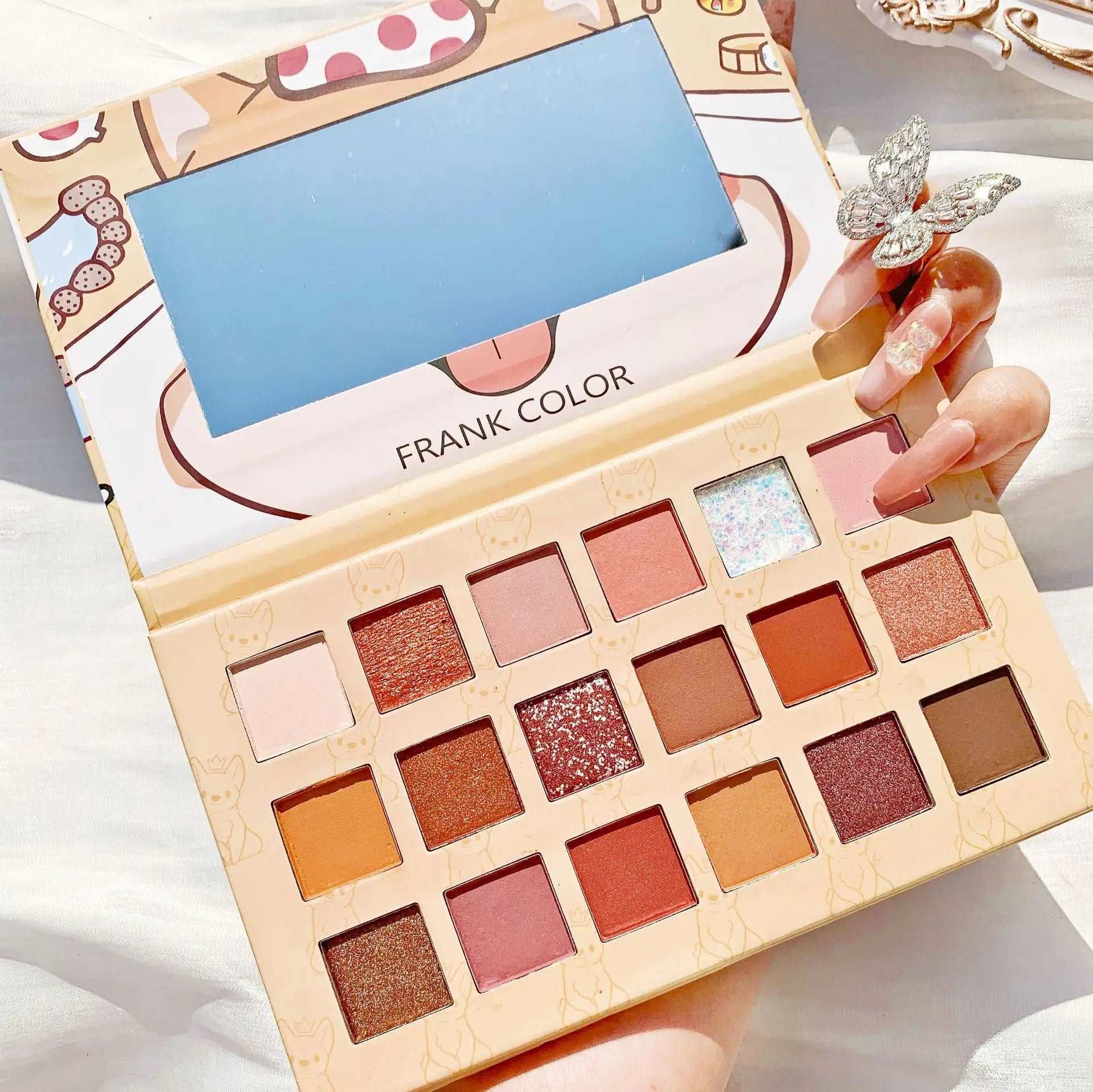 24 Colors Strawberry Girl Eyeshadow Palette Cute Cosmetics for Females - Meifu Market