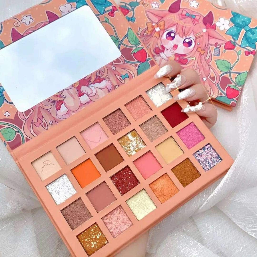 24 Colors Strawberry Girl Eyeshadow Palette Cute Cosmetics for Females - Meifu Market