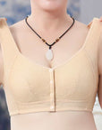 Women's Soft Cotton Bra Front Buckle Underwear Plus Size Meifu Market