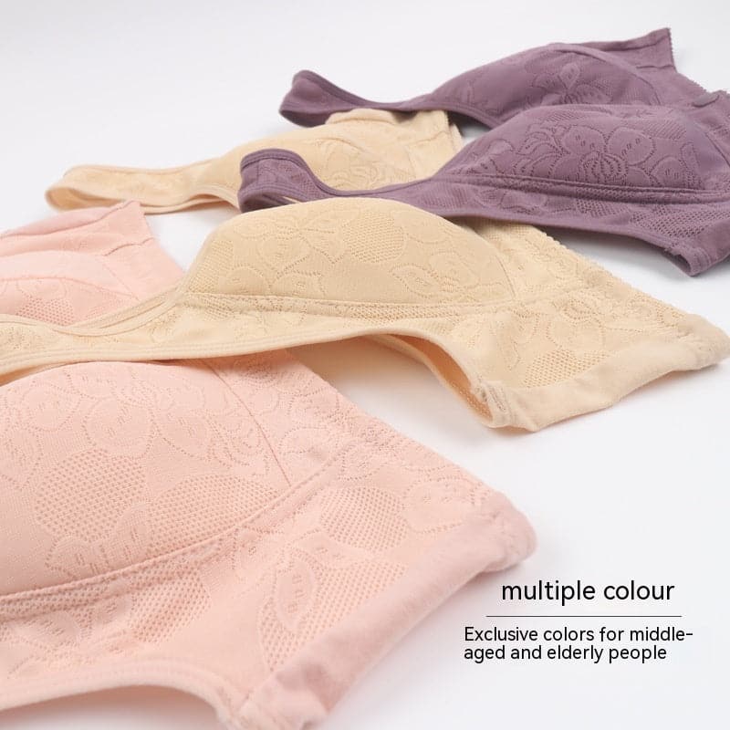 Women's Soft Cotton Bra Front Buckle Underwear Plus Size Meifu Market