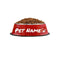 Customizable Stainless Steel Dog Bowl, Non-Slip Pet Food and Water Bowl with Personalized Name for Dogs Red-crown - availa...