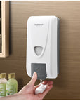 Wall-mounted hand press foam soap dispenser 