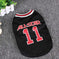 Hot World Cup Ball Spring And Summer Dog Vest Pet Supplies XL - in use demonstration