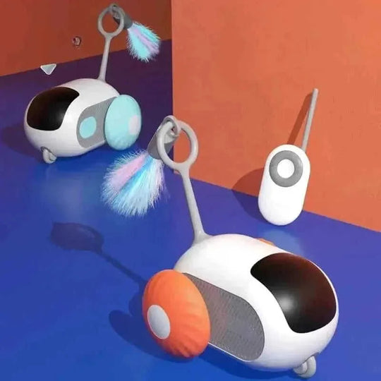 usb rechargeable cat toy | automatic laser chasing toy | interactive pet exercise toy | energy saving