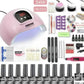 80W Nail Phototherapy Machine Set - view 6 (pattern: check)