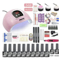 w uv led nail lamp | salon-grade manicure equipment | at-home nail art kit | ultrasonic cleaning