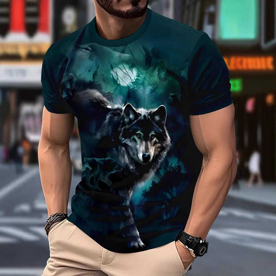 Mens Casual Stylish And Minimalist Summer Short-sleeve Shirt ME05BH250617Y186 - in use demonstration