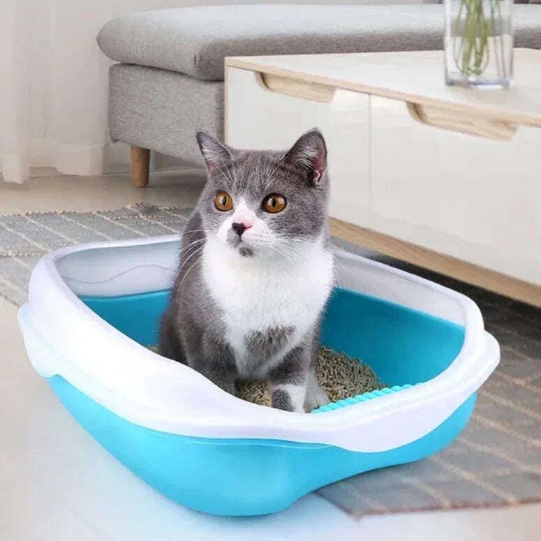 Semi Enclosed Cat Sized Thickened Splash Proof Toilet Meifu Market