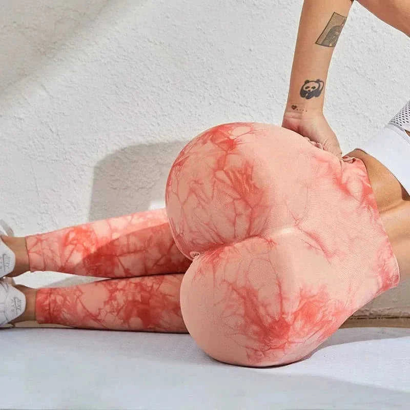 seamless yoga leggings | high-waisted workout tights | squat-proof gym pants | ultrasonic cleaning