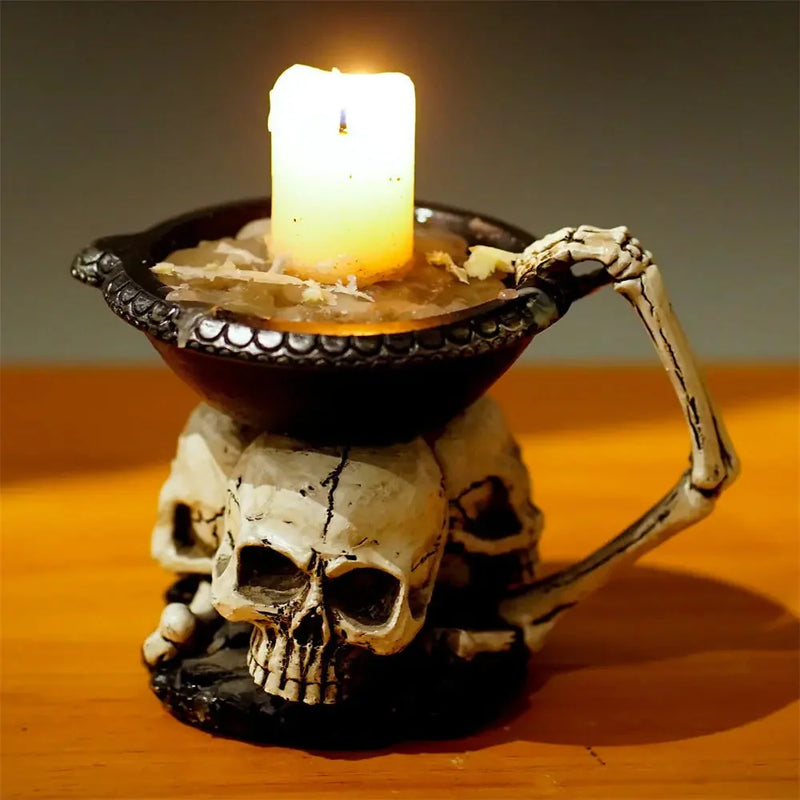 ceramic ghost candle holder | desktop storage tray | halloween home decor | ultrasonic cleaning