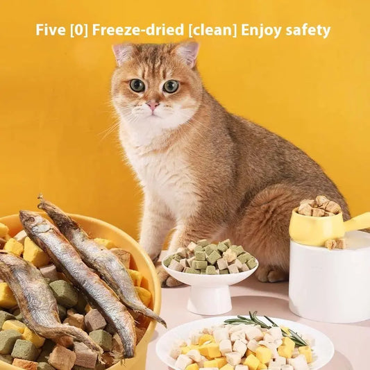 Pet Freeze-dried Snacks Egg Yolk Chicken Grains Dog Cat Snacks