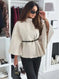 New Stand Collar Batwing Sleeves Cloak Top With Belt Ins Fashion Temperament Jacket Woolen Sweater Outwear For Women Cloth...