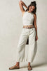 European And American Fashion Casual Women's Loose Wide-leg Pants Low Waist Washed Old 
