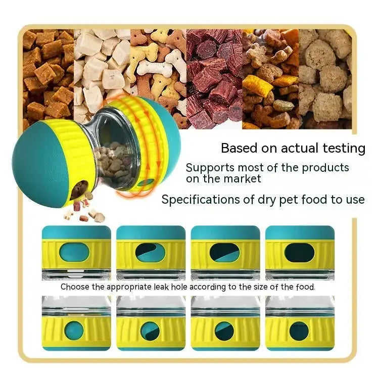 Food Dispensing Dog Toy Tumbler Leaky Food Ball Puzzle Toys Interactive Slowly Feeding Protect Stomach Increase Intelligence Pets Toy Pet Products Meifu Market