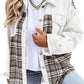 Denim Jacket Long Sleeve Plaid Button Down Shirt Meifu Market