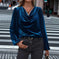 Women's Pile Collar Long Sleeve Top Meifu Market
