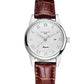 slim profile unisex timepiece | stainless steel case construction | business casual accessory | ultrasonic cleaning