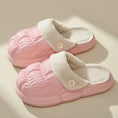 removable fluffy slippers | waterproof house shoes | non-slip indoor footwear | energy saving