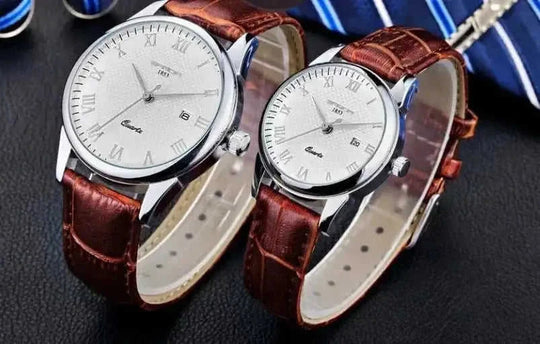 slim profile unisex timepiece | stainless steel case construction | business casual accessory | ultrasonic cleaning