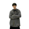 half-zip hoodie for men | premium cotton blend fabric | lightweight fleece lining | ultrasonic cleaning
