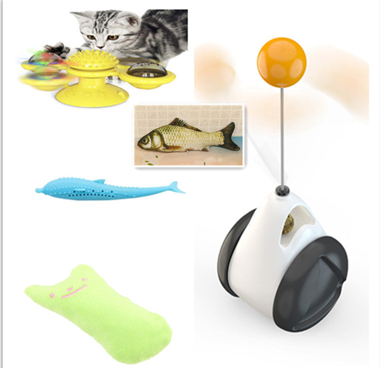 Electric Fish Cat Toy - Jumping Simulation Interactive USB Rechargeable Meifu Market