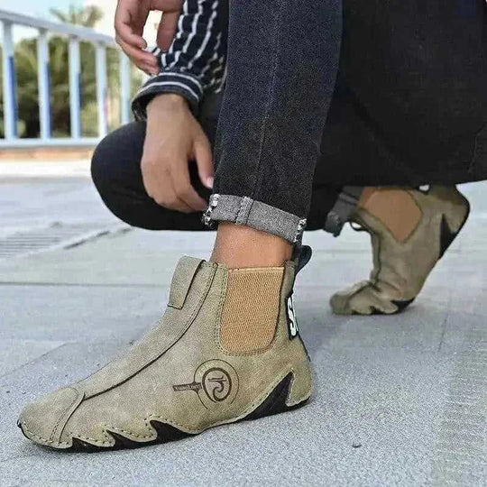 waterproof leather boots | insulated winter footwear | durable outdoor sneakers | energy saving
