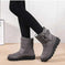 waterproof snow boots for women | thermal insulated winter boots | plush lined ankle boots | ultrasonic cleaning