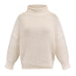 Solid Turtleneck Pullover Sweater Winter Fashion Casual Knitted Long-Sleeved Top Women's Clothing Meifu Market