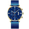 stainless-steel mesh band | 40mm case diameter | sapphire crystal glass | energy saving