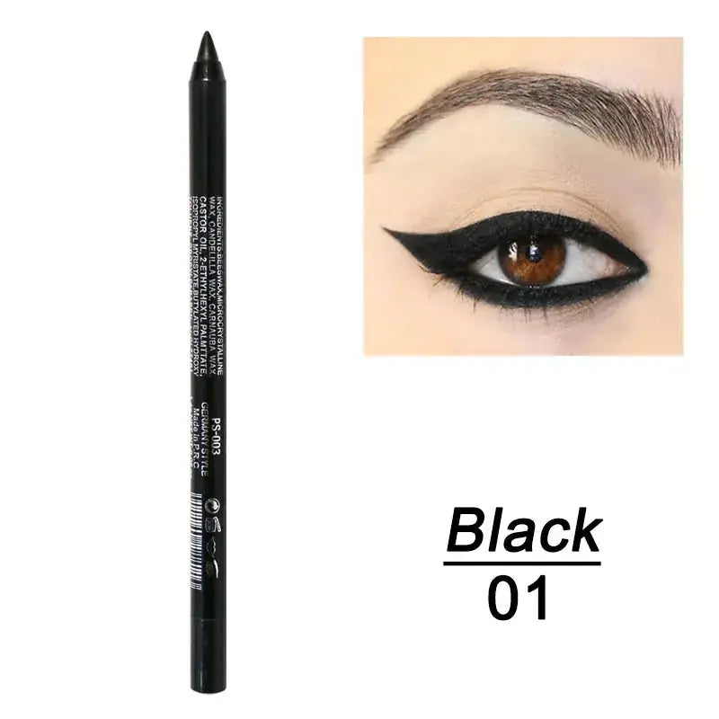 waterproof eyeliner pencil | long-lasting eye makeup | colorful eyeliner cosmetics | energy saving