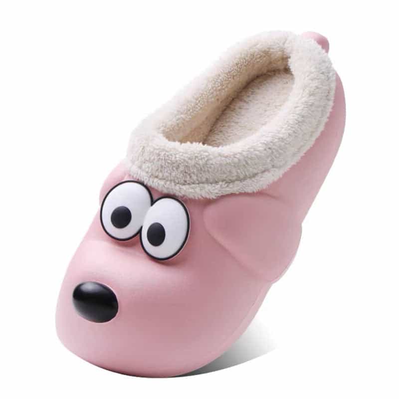 Cute Dog Shoes EVA Winter House Shoes Unisex Fuzzy Slippers Meifu Market