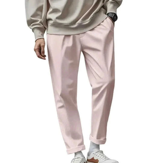quick-dry fabric pants | elastic waistband trousers | multiple utility pockets | ultrasonic cleaning