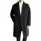 heavyweight wool blend coat | mid-length winter overcoat | mens insulated wool coat | ultrasonic cleaning