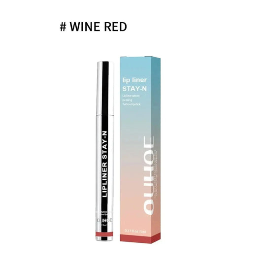 waterproof lip liner pen | long lasting lip makeup | dark brown lip liner | energy saving
