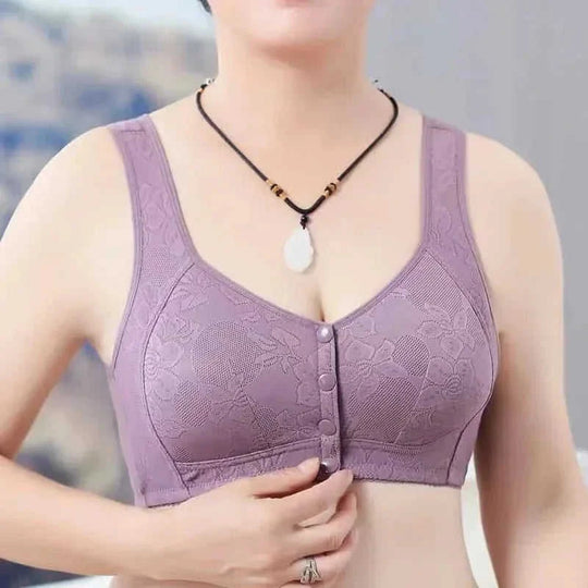plus size cotton bra | front closure bra | soft cotton underwear | ultrasonic cleaning