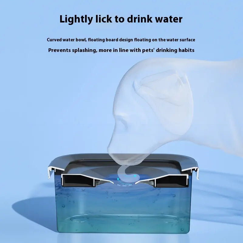 Pet Water Bowl Stainless Steel Floating Bowl Water Feeder Anti-tumble Meifu Market