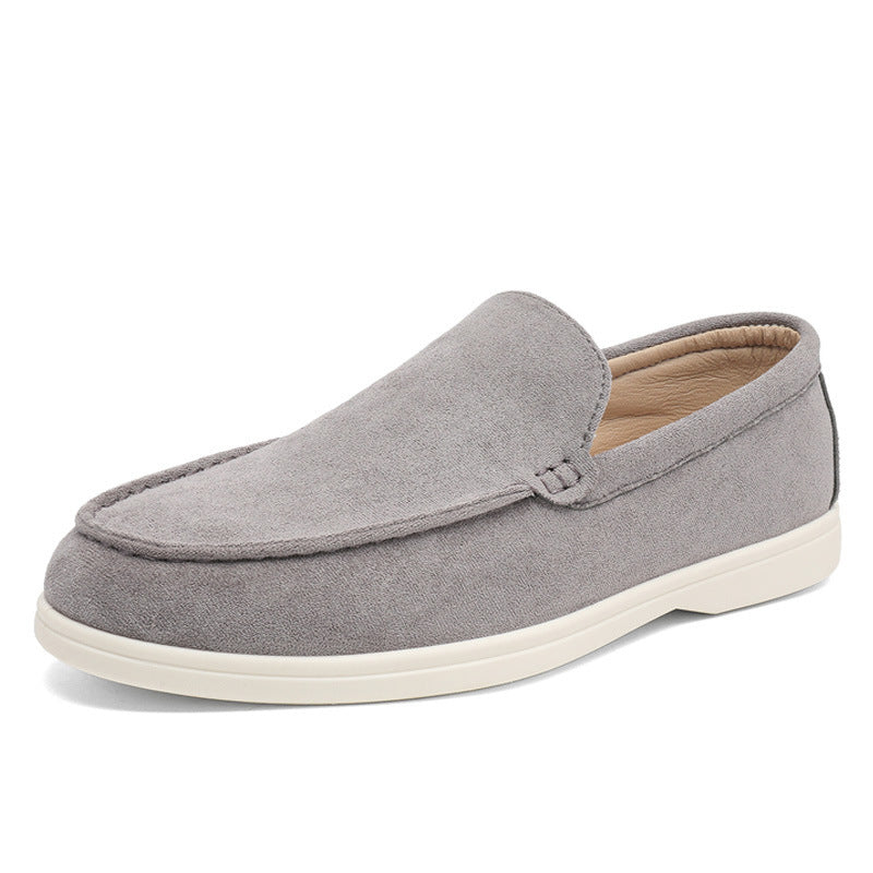 Slip-on Suede Loafers Shoe Cover Lazy Feet Meifu Market