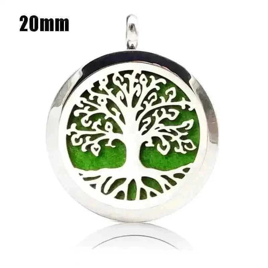 stainless steel magnetic necklace | aromatherapy diffuser pendant | essential oil necklace for women | energy saving